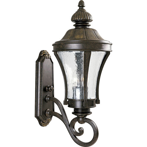 Nottington 3 Light 25 inch Forged Bronze Outdoor Wall Lantern