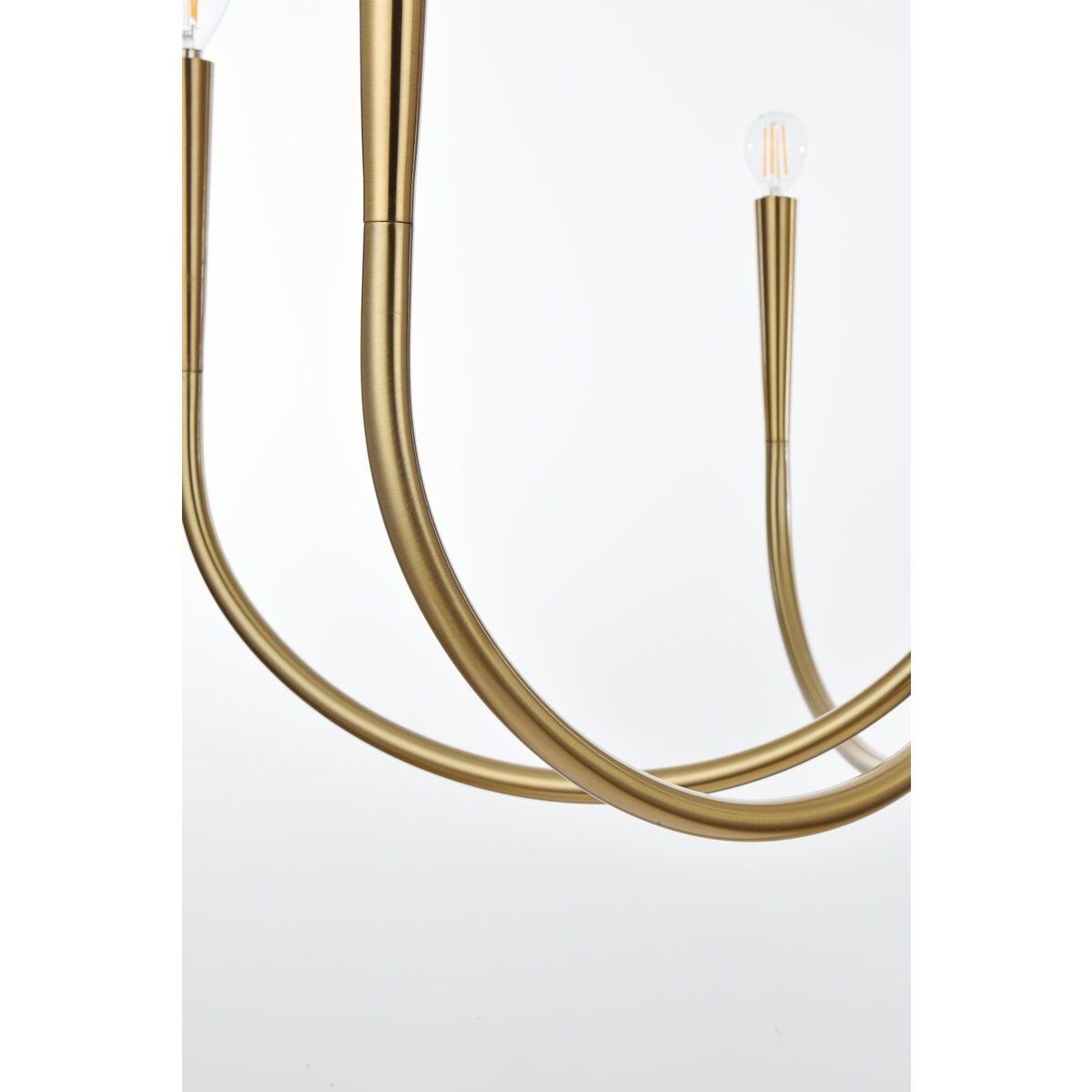 Layne 6 Light 36 inch Gold Chandelier Ceiling Light