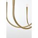 Layne 6 Light 36 inch Gold Chandelier Ceiling Light