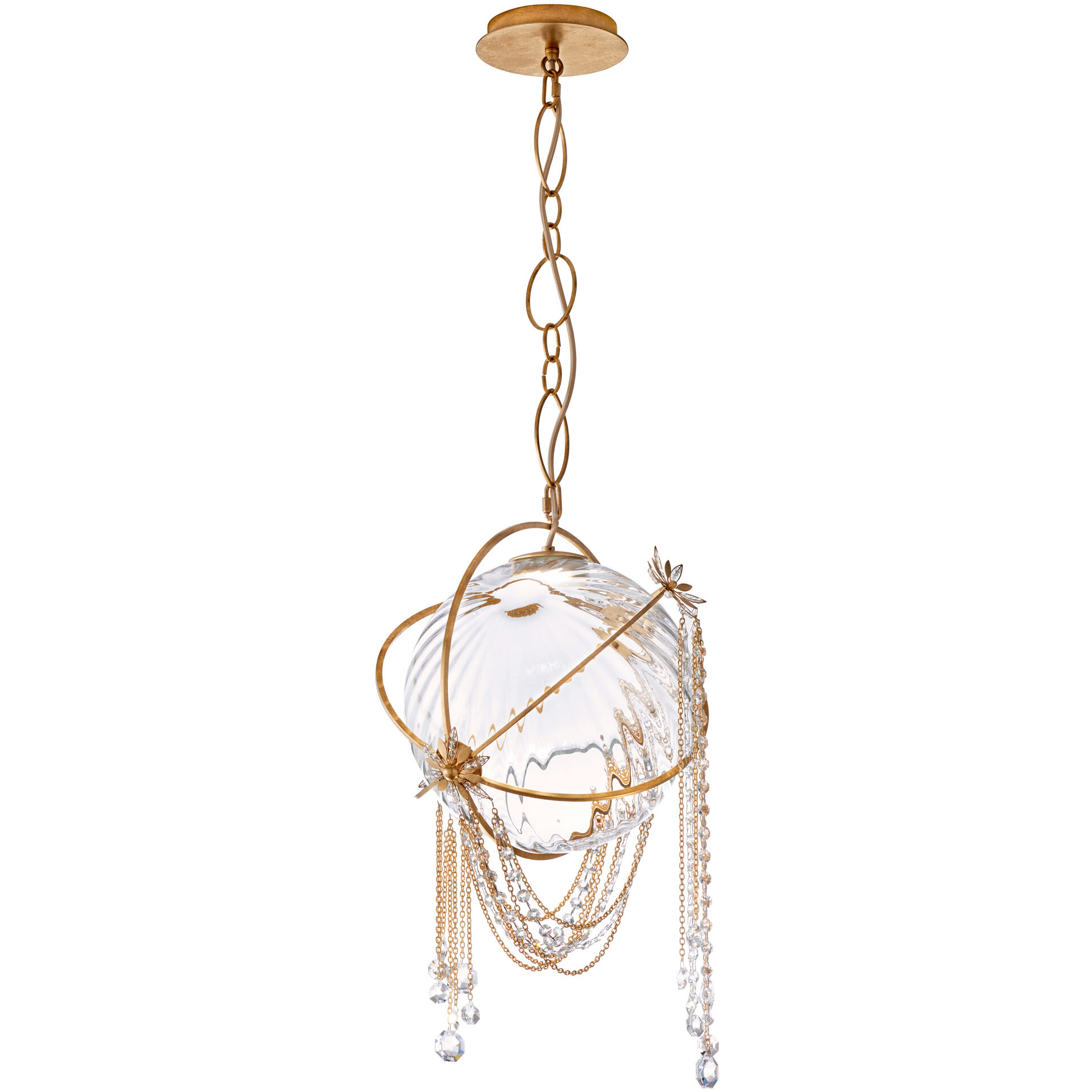 Forever Revere LED 14.4 inch Heirloom Gold Pendant Ceiling Light