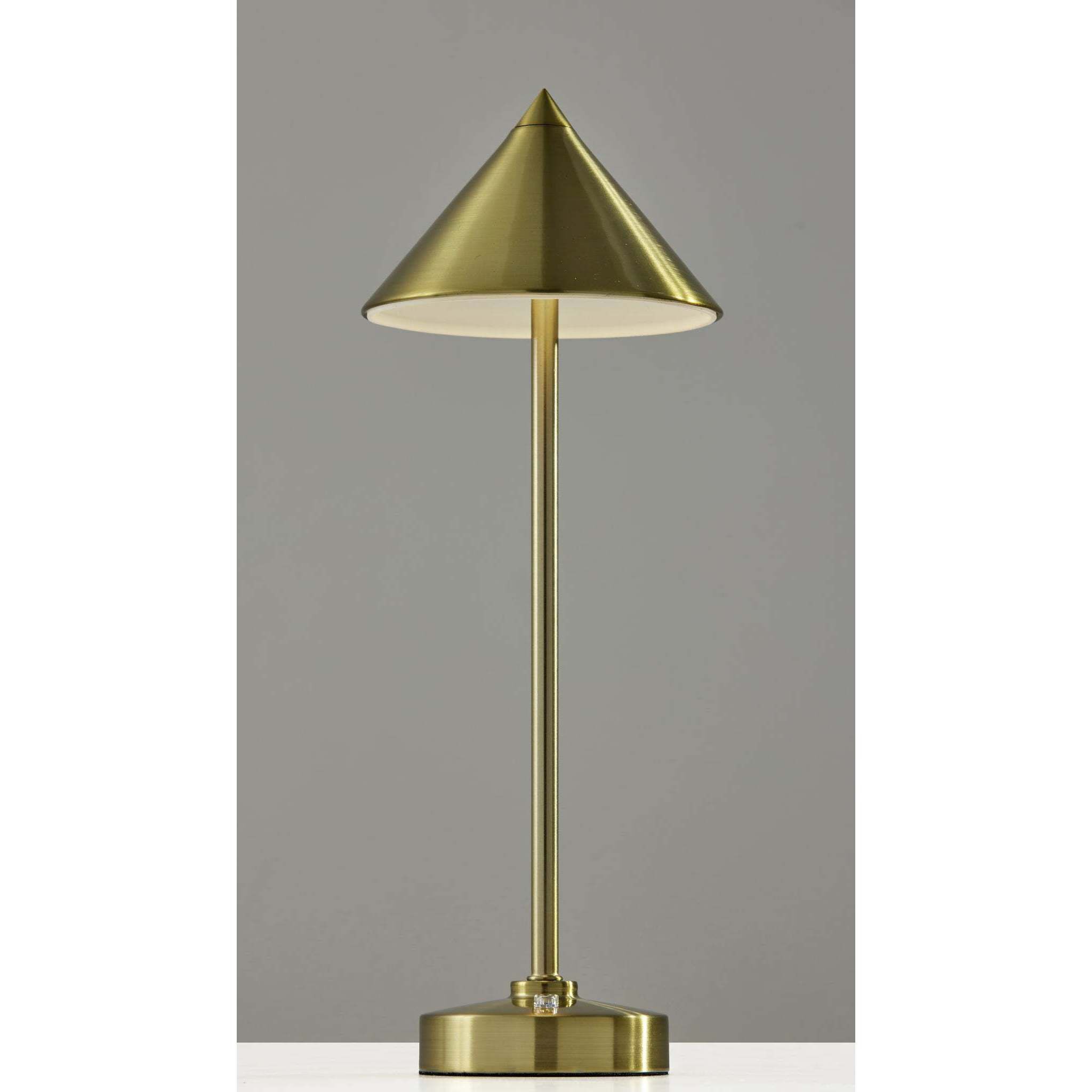 Ritchie 16 inch 2.00 watt Antique Brass LED Cordless Table Lamp Portable Light