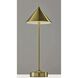 Ritchie 16 inch 2.00 watt Antique Brass LED Cordless Table Lamp Portable Light