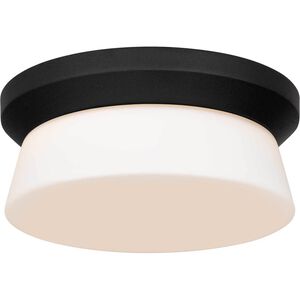 Skirt LED 11 inch Sand Black Outdoor Flush Mount