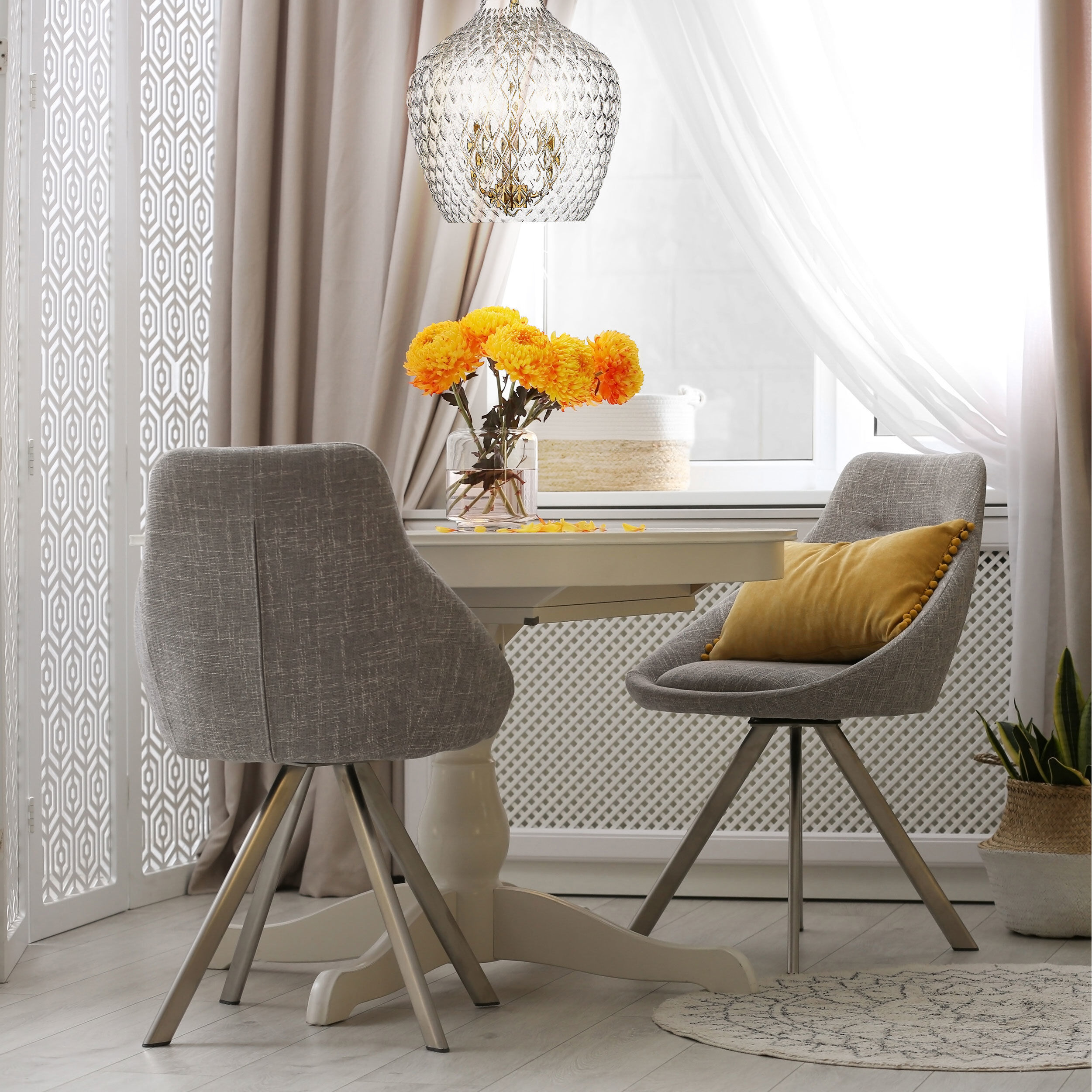 Adeline Pendant Ceiling Light in Modern Brushed Gold