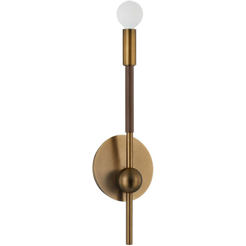 Obie 1 Light 5 inch Patina Brass/Bronze ADA Wall Sconce Wall Light