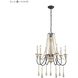 Sommieres 6 Light 25 inch Antique French Cream Chandelier Ceiling Light