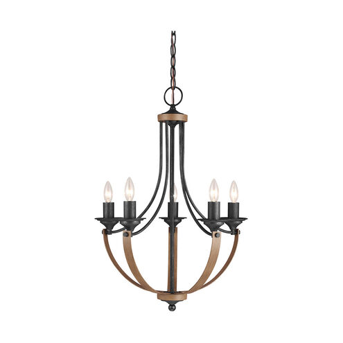 Corbeille 5 Light 21.5 inch Stardust Chandelier Ceiling Light