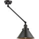 Briarcliff 21 inch 100 watt Oil Rubbed Bronze Swing Arm Wall Light, Franklin Restoration