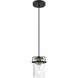 Antebellum 1 Light 5 inch Black Mini Pendant Ceiling Light