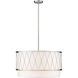 Dalton 4 Light 24 inch Brushed Nickel Pendant Ceiling Light