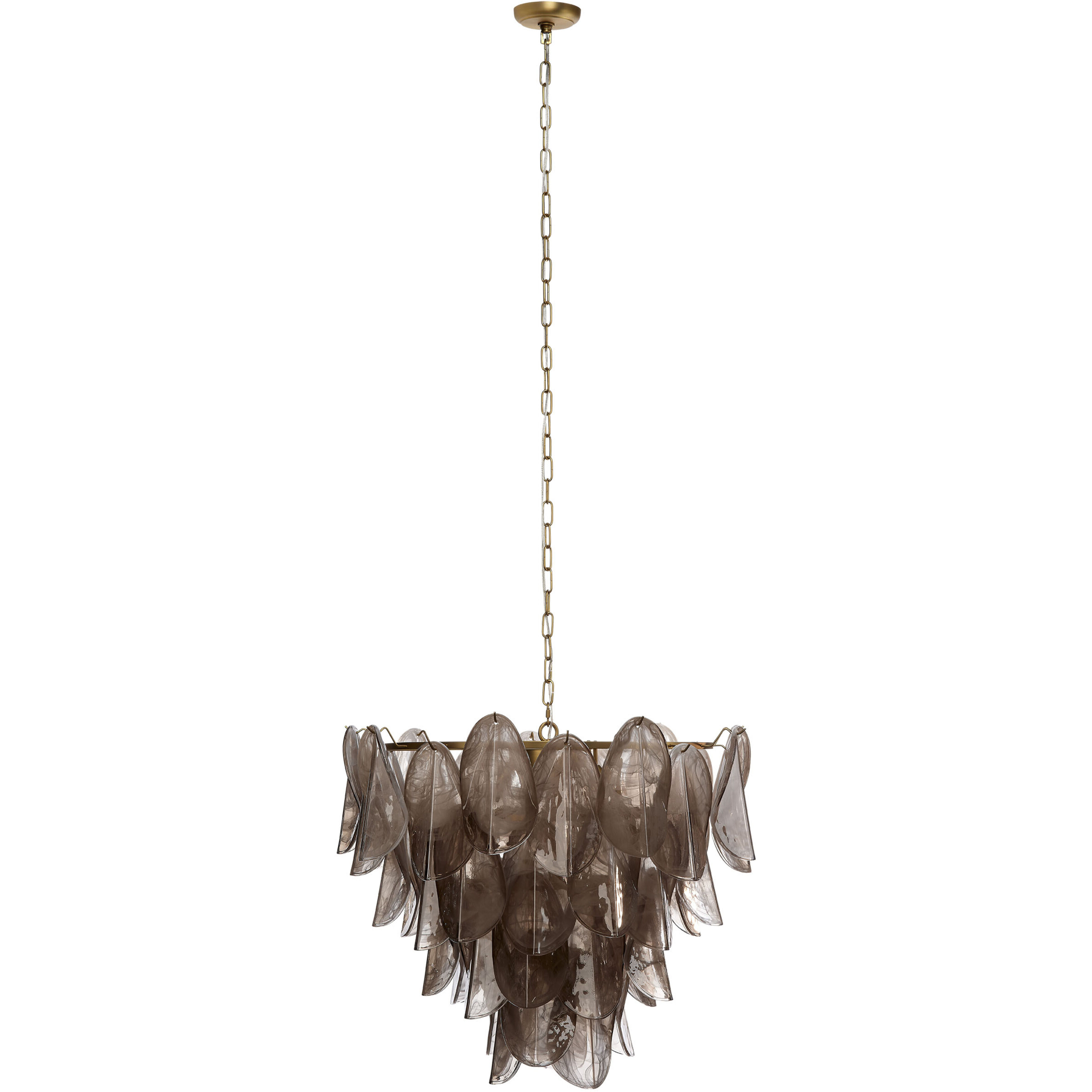 Magnolia 10 Light 30 inch Brass Chandelier Ceiling Light