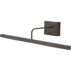 Slim-line 6.4 watt 24 inch Oil Rubbed Bronze Picture Light Wall Light, Battery Operated
