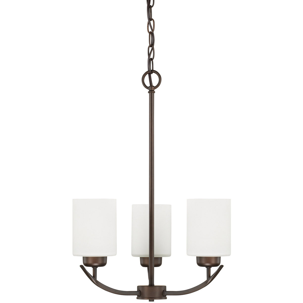 Dixon 3 Light 17.25 inch Bronze Chandelier Ceiling Light