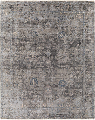 Theodora 120 X 96 inch Medium Gray Rug, Rectangle