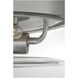 Rhett LED 12 inch Brushed Nickel Flush Mount Ceiling Light