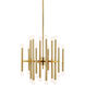 TOB by Thomas O'Brien Beckham Modern 24 Light 23 inch Burnished Brass Chandelier Ceiling Light