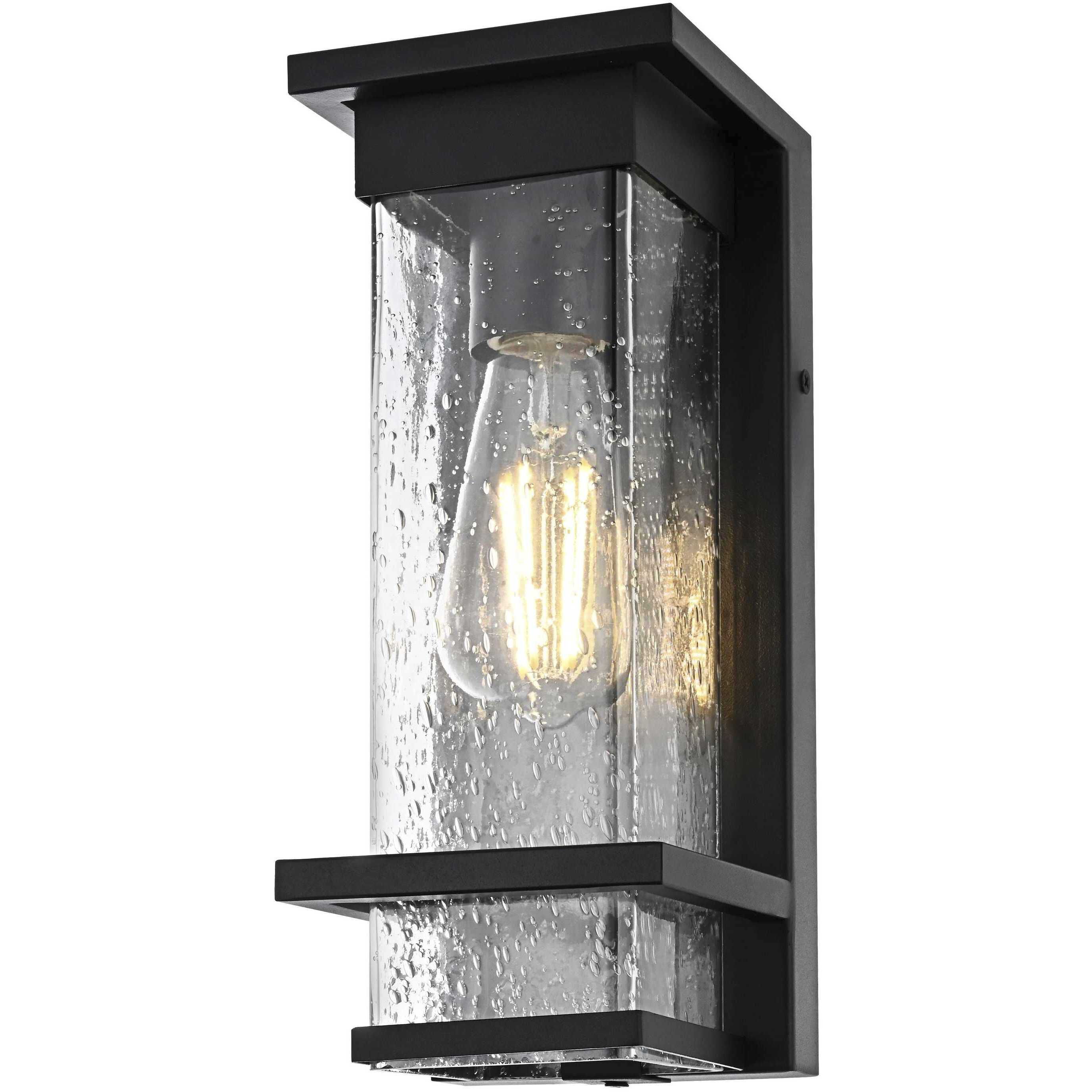 Harper 1 Light 12 inch Black Outdoor Wall Sconce