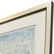 Serene Blue and Green and White Framed Art
