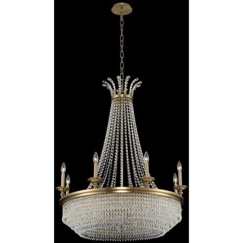 Tavo 12 Light 34 inch Winter Brass Chandelier Ceiling Light in Firenze