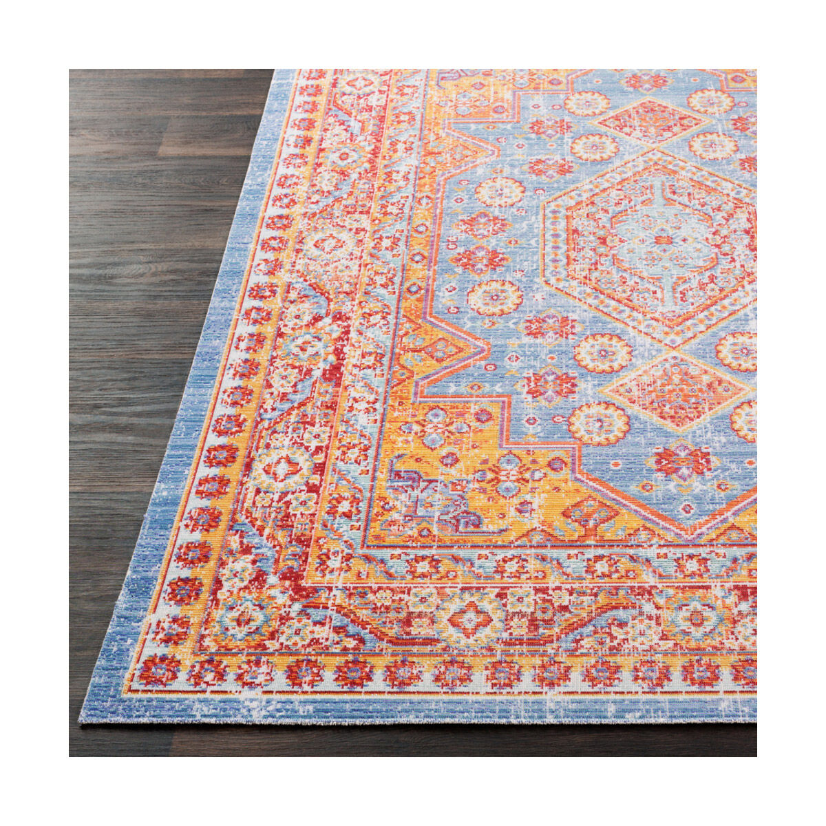 Thora 126 X 94 inch Lavender Indoor Area Rug, Rectangle