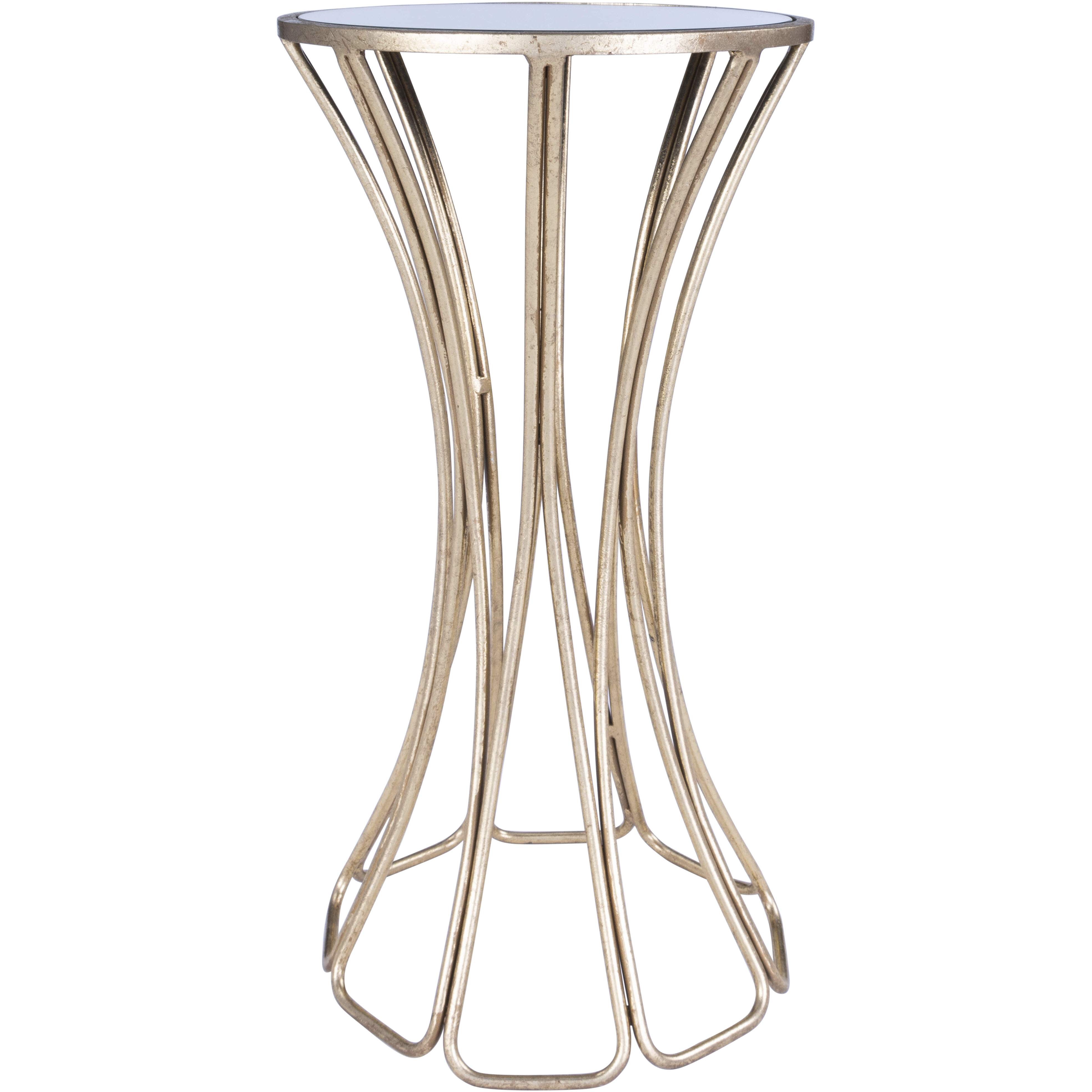 Faruh Metal & Mirror End or Side Table