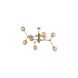 Canada 9 Light 46 inch Gold Chandelier Ceiling Light