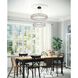 Monroe 2 Light 28 inch Black Chandelier Ceiling Light