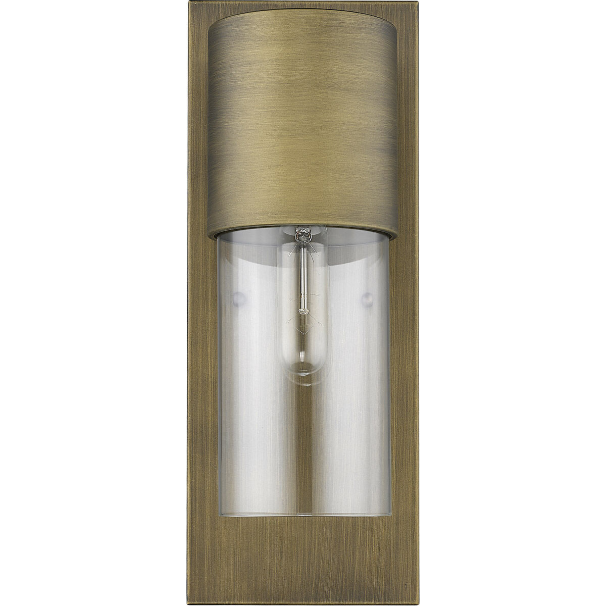 Cooper 1 Light 16 inch Raw Brass Exterior Wall Mount