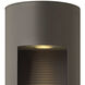 Luna Outdoor Wall Mount Lantern in Bronze, Non-LED, Medium