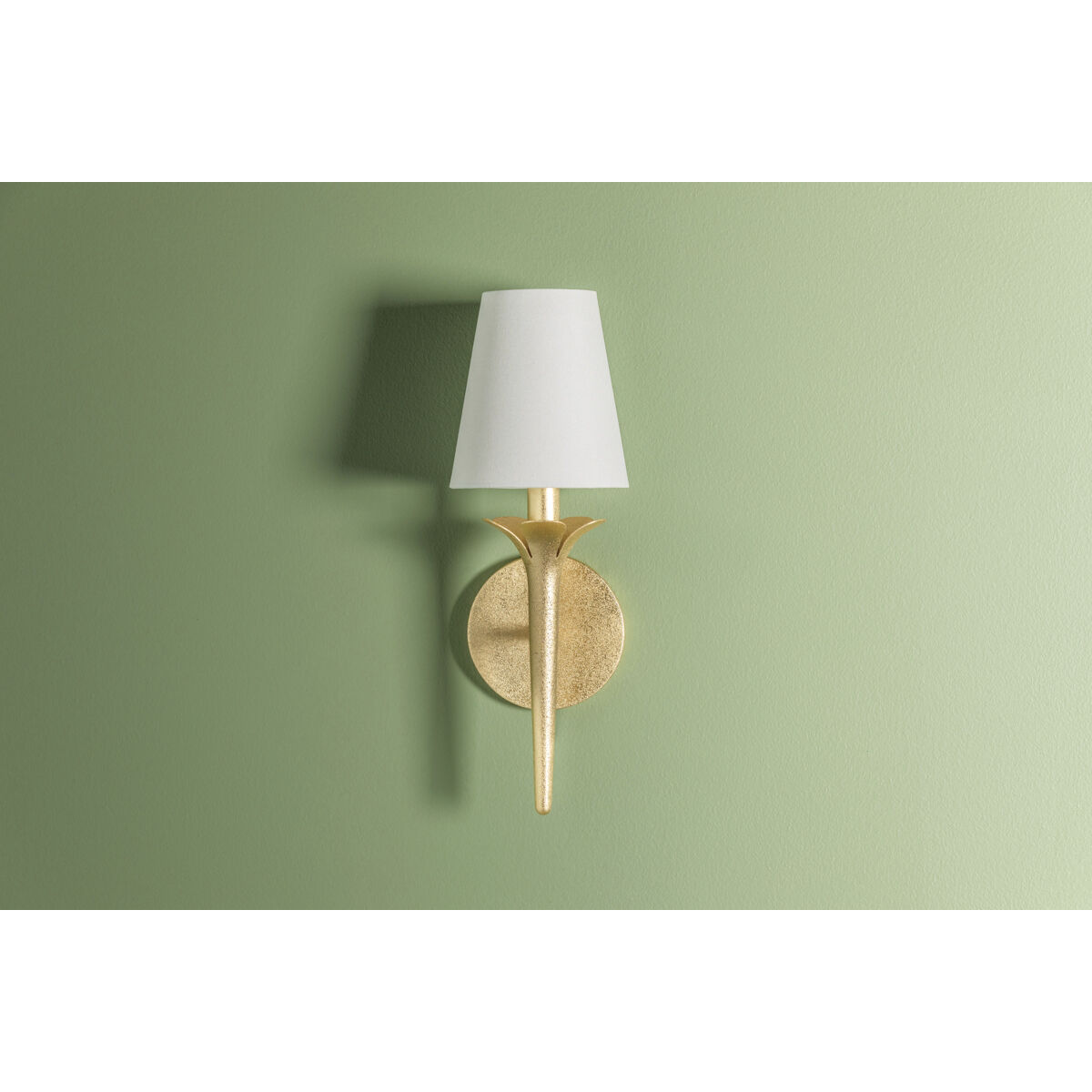 Emily 1 Light 5.5 inch Gold Leaf Wall Sconce Wall Light