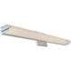 Eco LED 37.2 inch Brushed Nickel Bath Vanity Light Wall Light