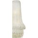 Crystal Reign 2 Light 13 inch Polished Nickel Wall Lamp Wall Light