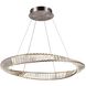 Stella 31.5 inch Satin Nickel Pendant Ceiling Light