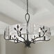 Calla 6 Light 27.75 inch Natural Black Chandelier Ceiling Light