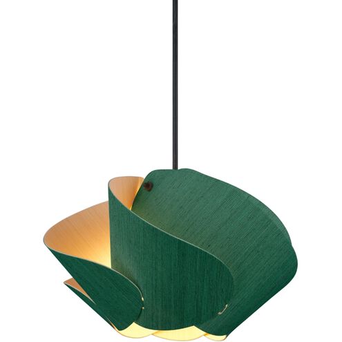 Matilda LED 11.9 inch Light Petrol and Ash Pendant Ceiling Light