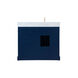 Franklin 42 X 22 X 35 inch Blue Bathroom Vanity Cabinet