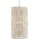 Mod 1 Light 16 inch Natural/Whitewash Pendant Ceiling Light