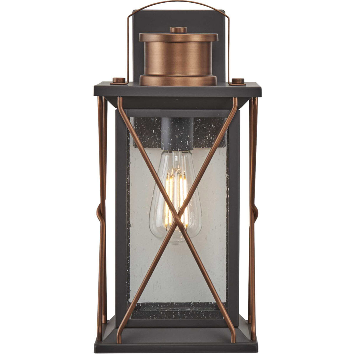 Barlowe 1 Light 16 inch Antique Bronze Outdoor Wall Lantern, Medium