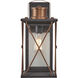 Barlowe 1 Light 16 inch Antique Bronze Outdoor Wall Lantern, Medium
