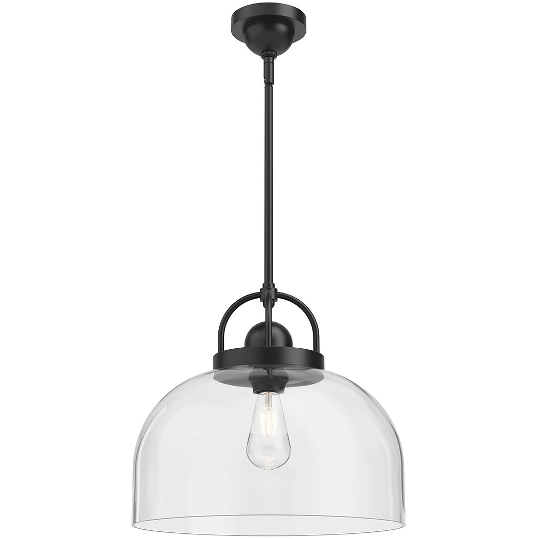 Alora Mood Lancaster Pendant Ceiling Light in Matte Black