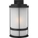 Wilburn 1 Light 24 inch Black Outdoor Wall Lantern, Extra Large
