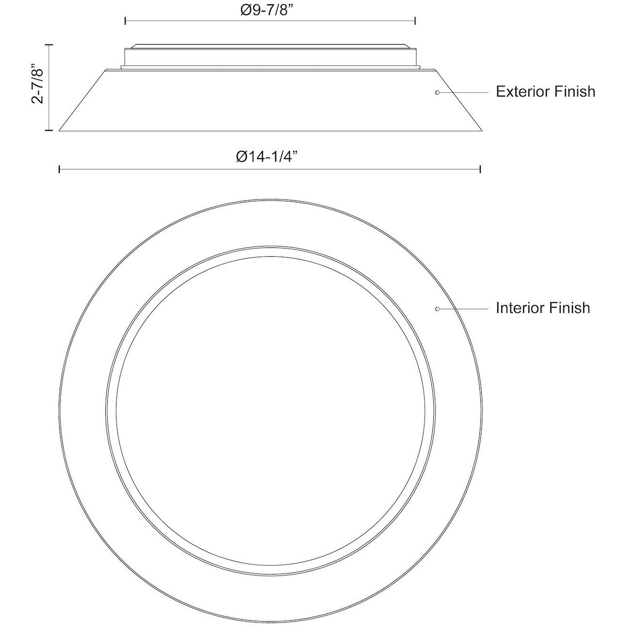 Jasper LED 14.25 inch White and Gold Flush Mount Ceiling Light