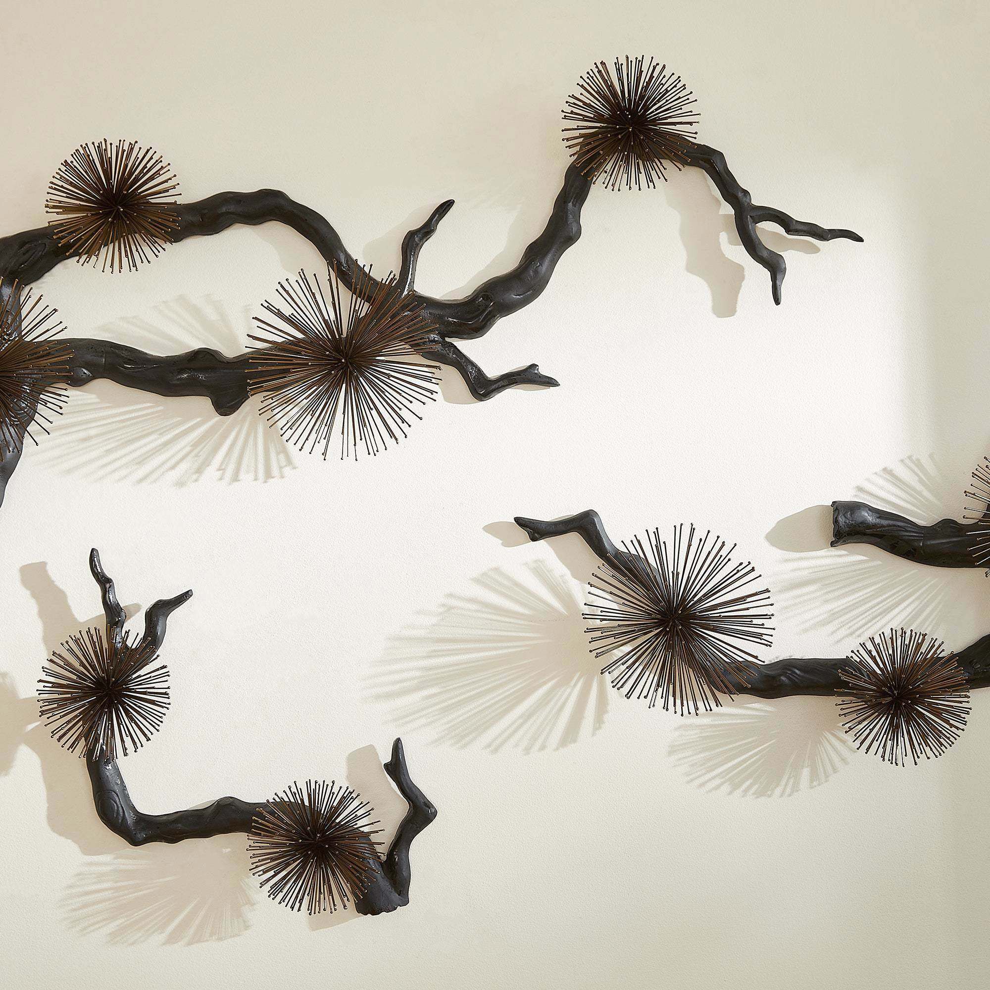 Ichiyo Black and Gold Accents Wall Decor, Medium