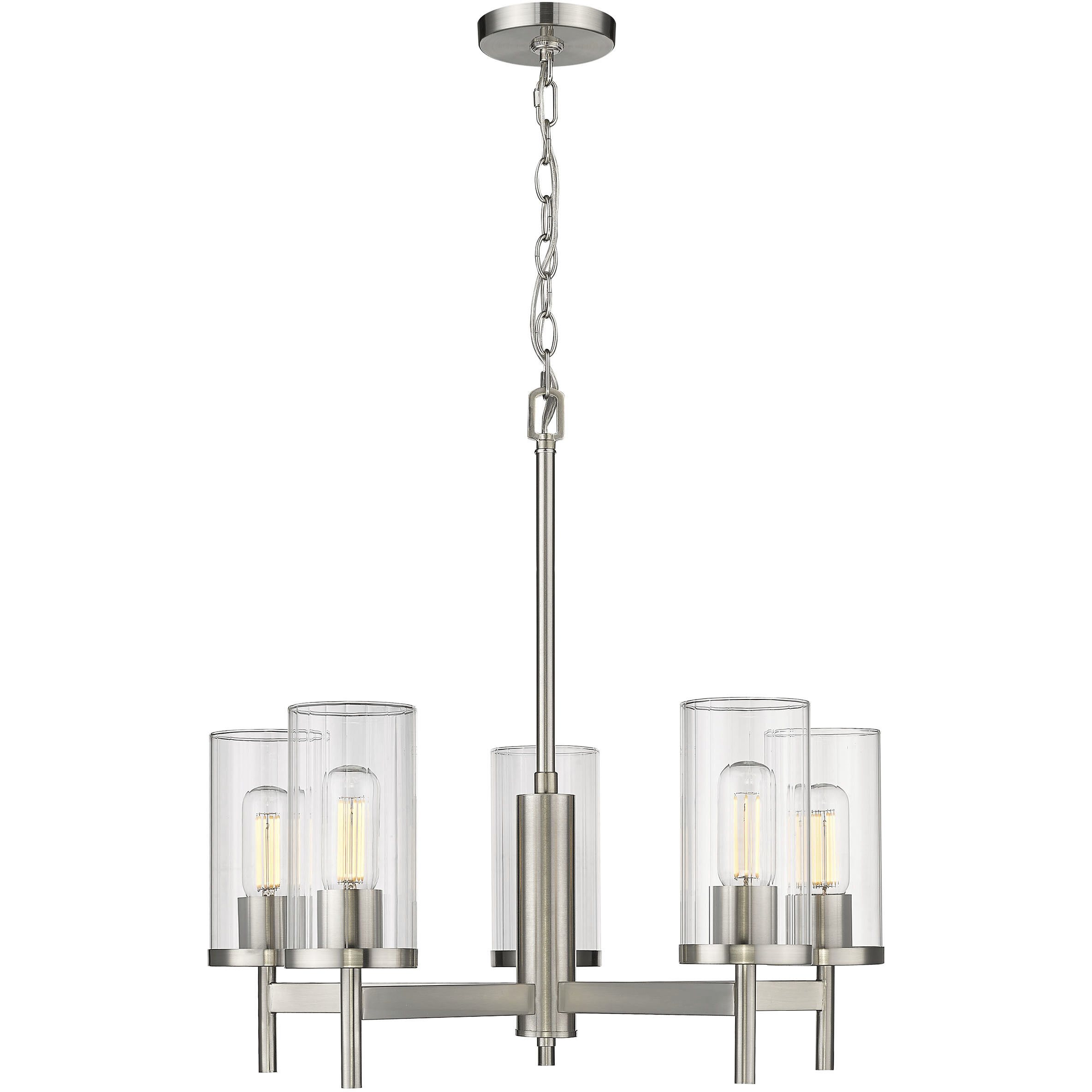 Winslett 23.75 inch 60.00 watt Pewter Chandelier Ceiling Light