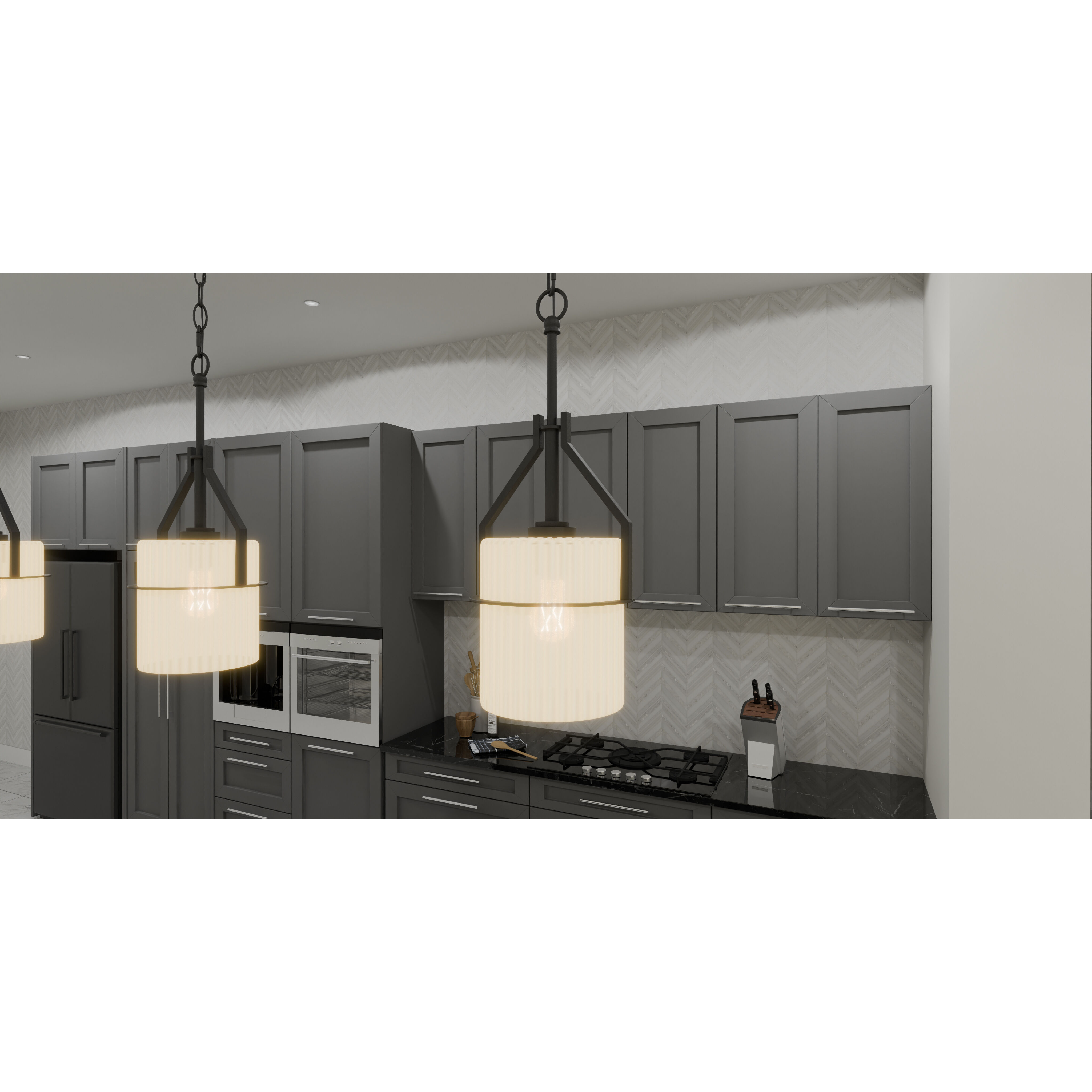 Seymour 1 Light 8.5 inch Matte Black Mini Pendant Ceiling Light, Small