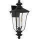 Farley 2 Light 20 inch Matte Black Outdoor Wall Lantern