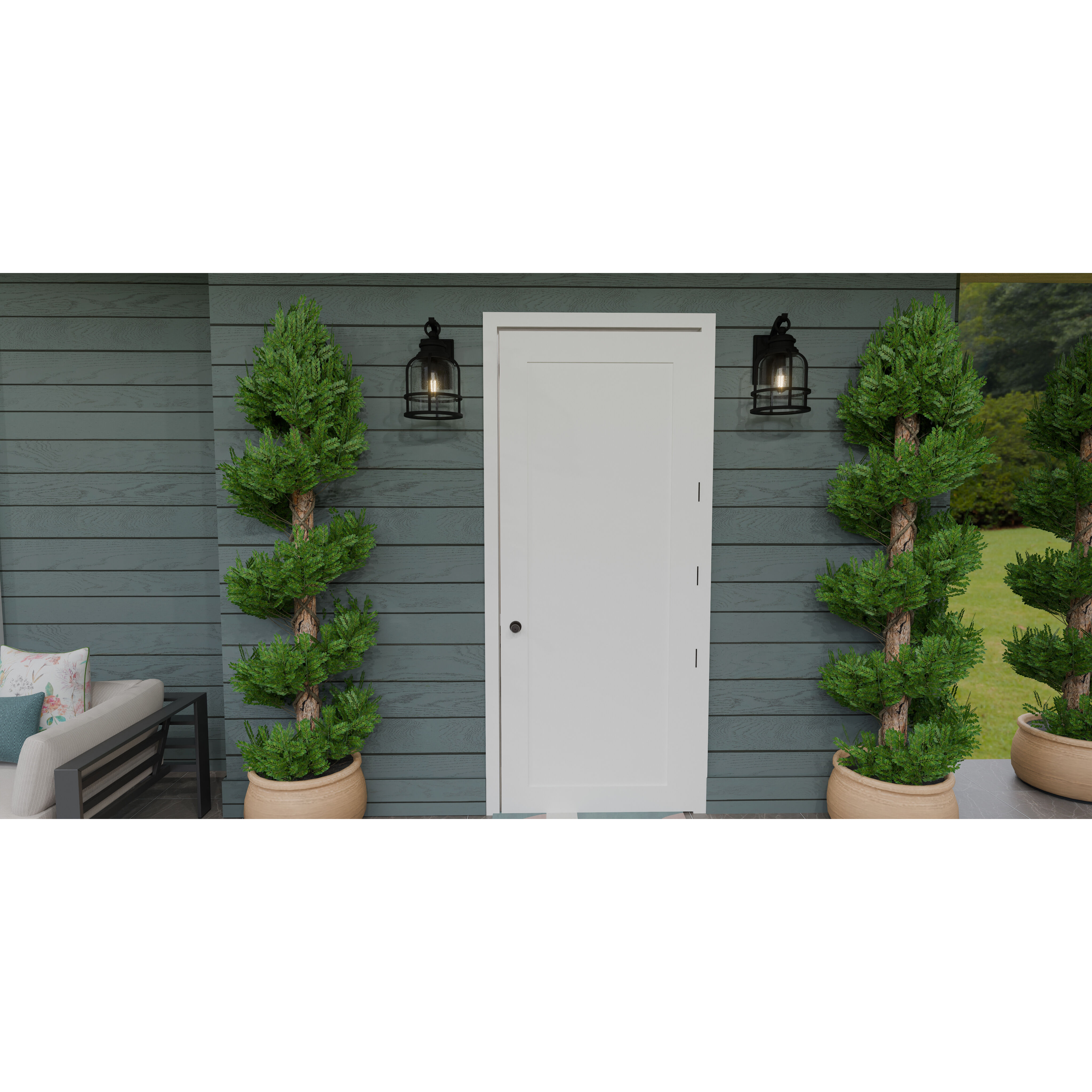 Bowles 1 Light 8.75 inch Earth Black Outdoor Lantern, Medium