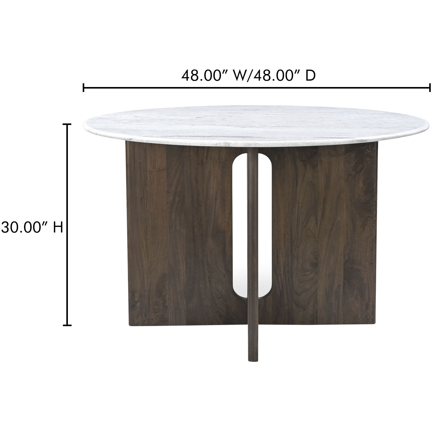 Stanley 48 X 48 inch Grey Dining Table