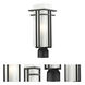 Abbey 1 Light 17.25 inch Black Outdoor Post Mount Fixture