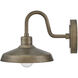 Forge Outdoor Wall Mount in Burnished Bronze, Coastal Elements